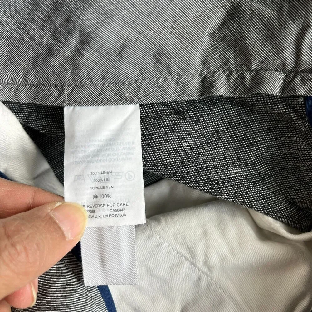 NEW J. Crew Shorts Mens 30 Gray Chino Linen Golf Outdoor Preppy‎ Modern Beach